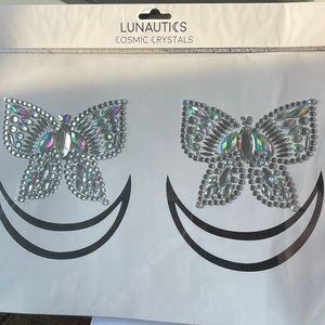 New Unopened Lunautics Cosmic Crystals Social Butterfly Jewel Body Stickers